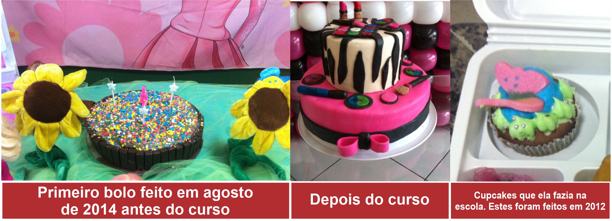 Bolos decorados da mineira Carol Alves